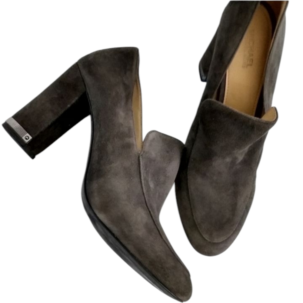 MICHAEL Michael Kors Gray Suede Heels